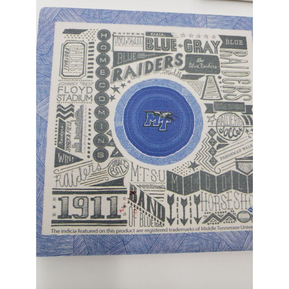 Middle Tennessee University coasters